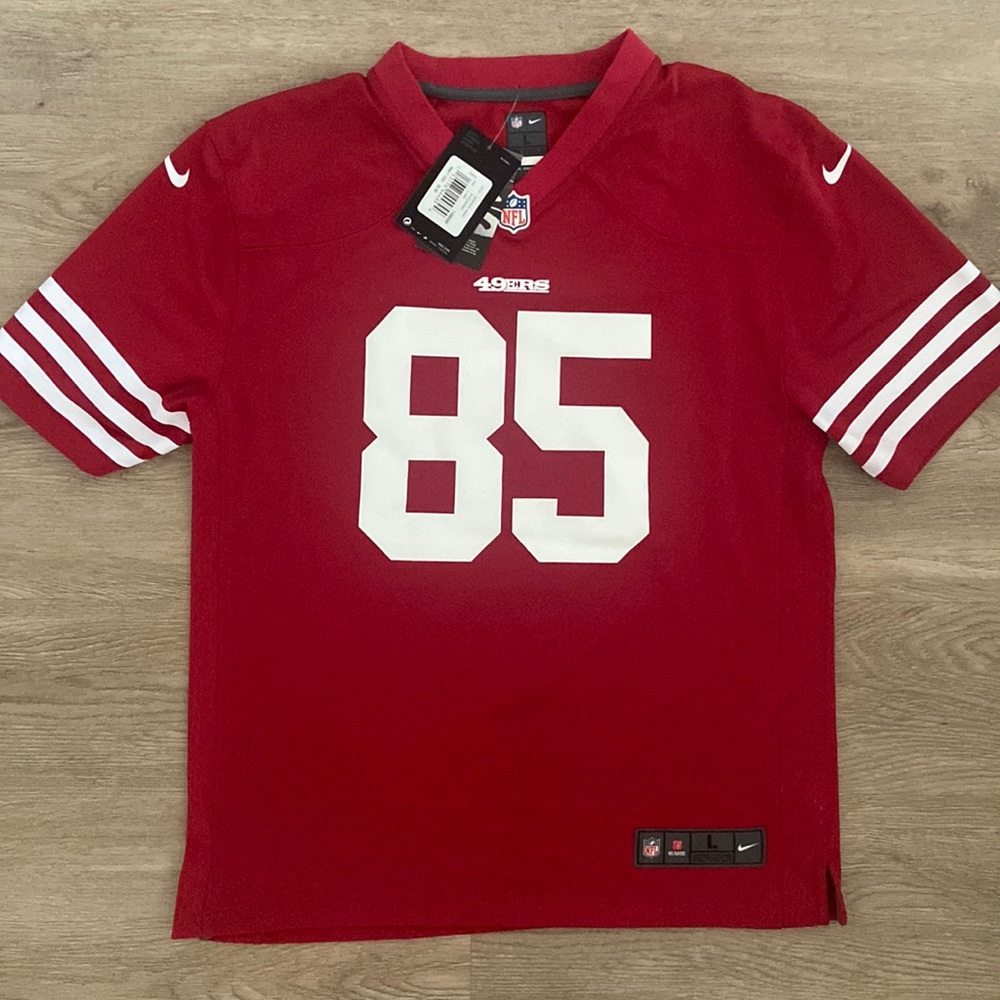 Nike San Francisco 49ers George Kittle Jersey
Size Large 14/16 Kids